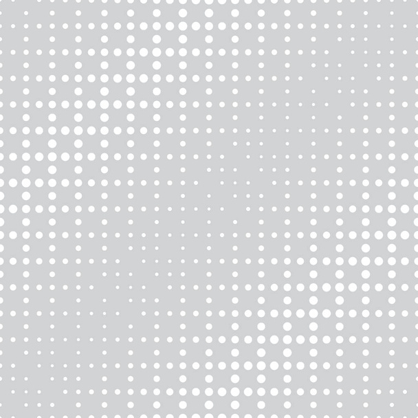 geometriai körök színátmenet varrat nélküli fekete-fehér félárnyékminta - Vektor, kép
