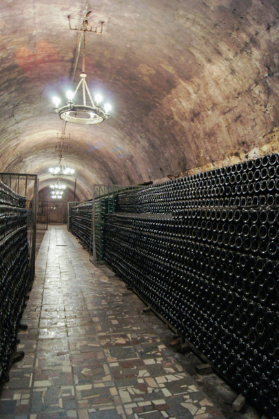 Abrau Durso wine tunnel. - Photo, Image