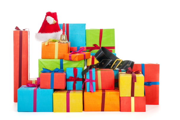 Many Christmas presents - Фото, изображение