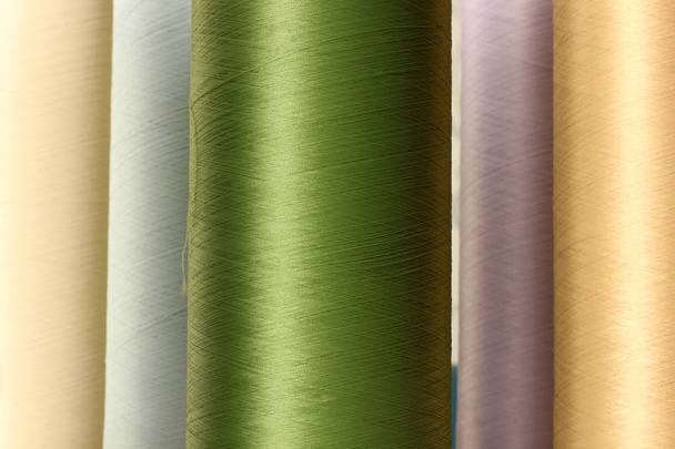 Color sewing threads background - Photo, Image