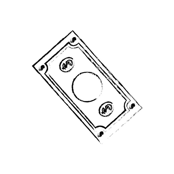 Billet of money - Vector, Image