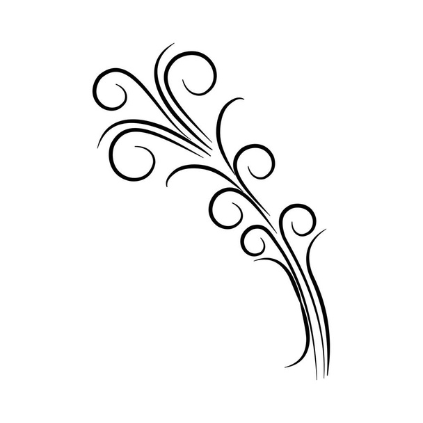 pictogram van het element van Swirls decoratie - Vector, afbeelding