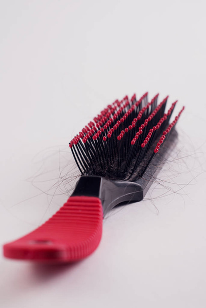 Fallen hair comb, hair comb detail fallen head, - Photo, Image