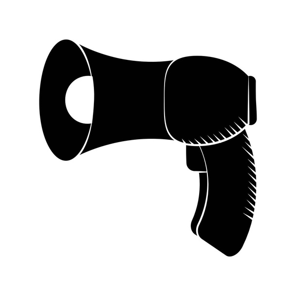 megaphone loudspeaker sound marketing pictogram - Vektor, Bild