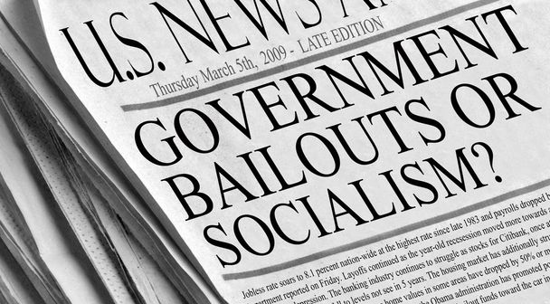 Уряд Bailouts або соціалізм? - Фото, зображення