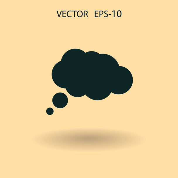chatting icon. vector illustration - Vektör, Görsel