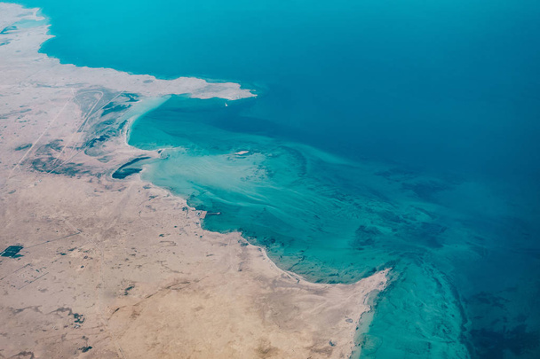 Ilmakuva Qatarin rannikkoalueesta
 - Valokuva, kuva