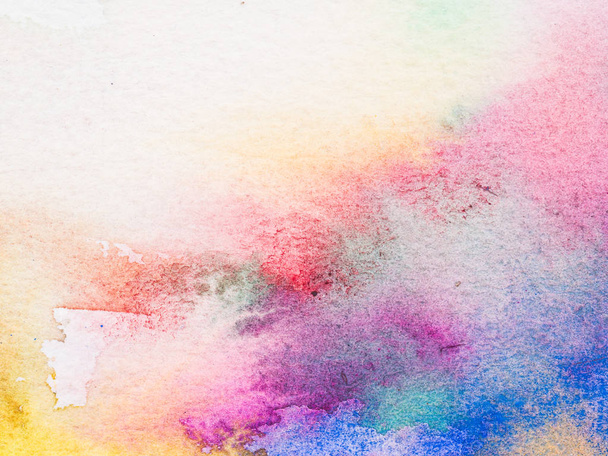 Колір крупним планом і текстура ручної розфарбованої акварелі на папері
 - Фото, зображення