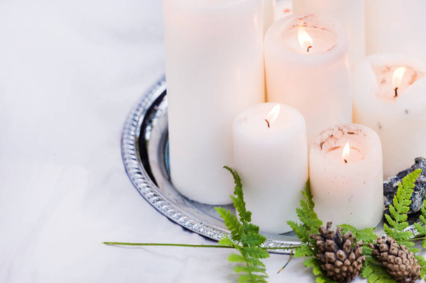 wedding decorations with candles - Foto, Bild