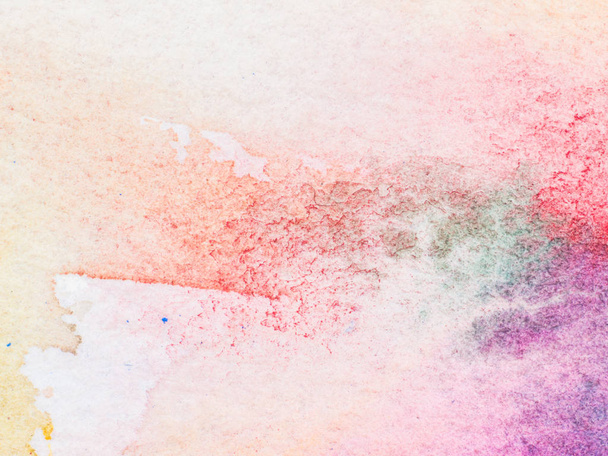 Renk ve doku el kağıt üzerinde sulu boya boyalı - Fotoğraf, Görsel
