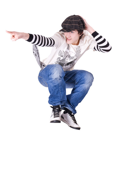Teenager jumping and dancing - Photo, Image