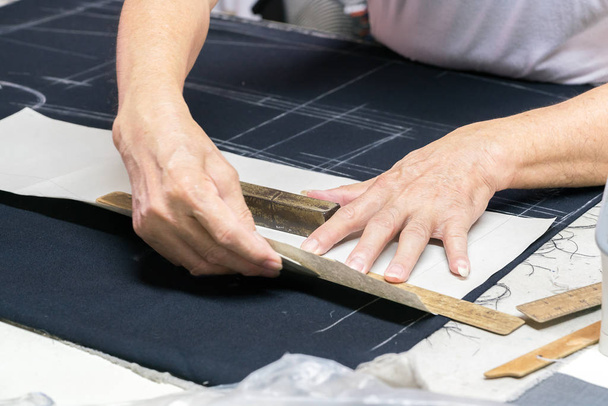 making suits ,tailoring by hand - Photo, Image