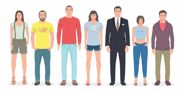 Group of people - Vector, Image