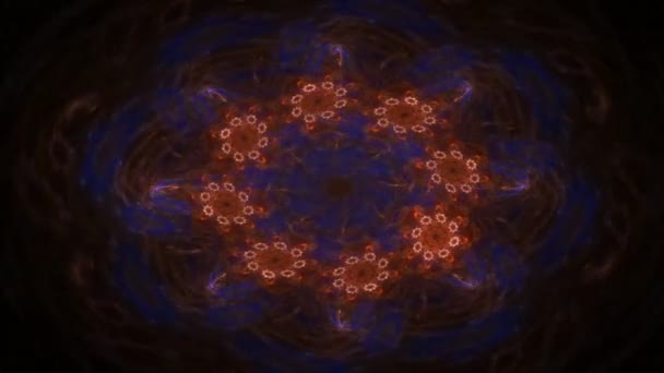 Oluşturulan bilgisayar fractal sanat yaratıcı tasarım, sanat ve eğlence - Video, Çekim