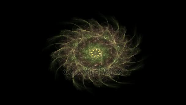 Oluşturulan bilgisayar fractal sanat yaratıcı tasarım, sanat ve eğlence - Video, Çekim