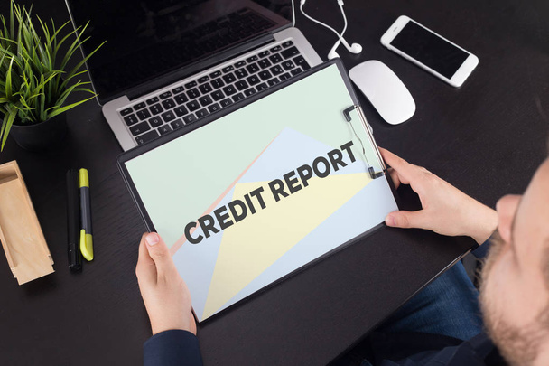 CREDIT REPORT CONCEPT - Photo, image