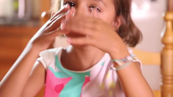 Schöne kleine Mädchen - Filmmaterial, Video