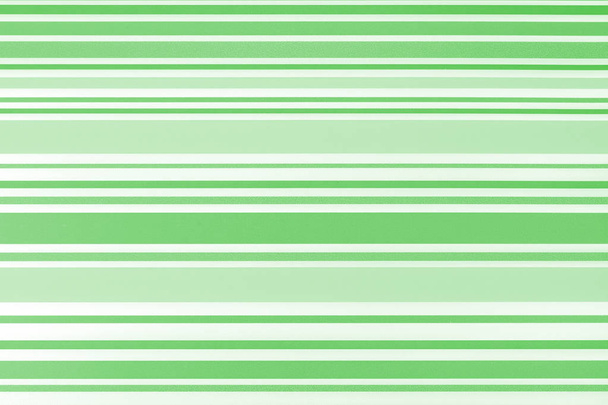 Green and white irregular stripes - Photo, Image