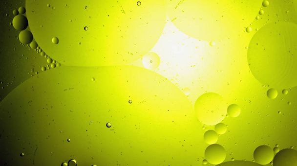 Abstraktní pozadí olej smíchaný s vodou - Fotografie, Obrázek