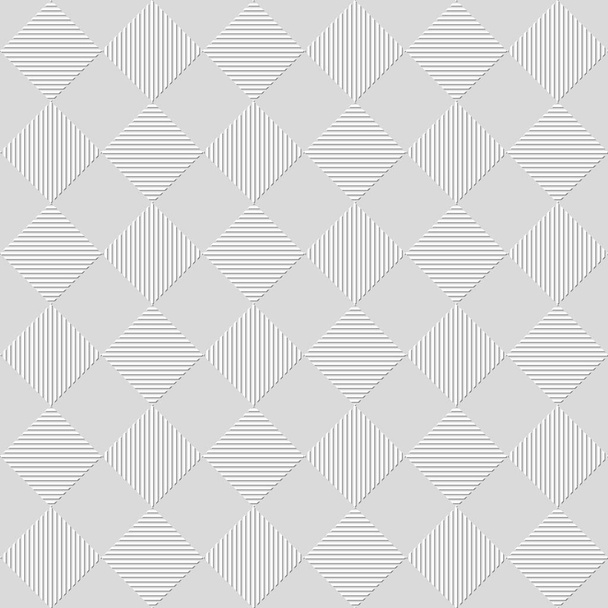 Seamless pattern of lines and rhombuses. - Vetor, Imagem