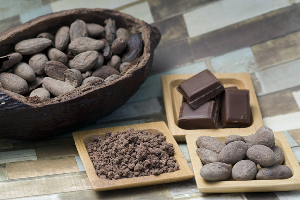 habas de cacao
 - Foto, imagen