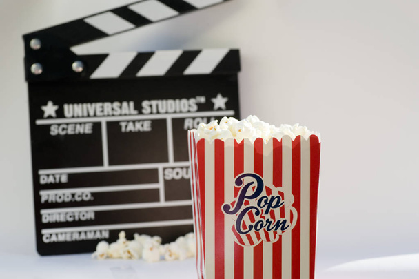 Popcorn film snack - Foto, afbeelding