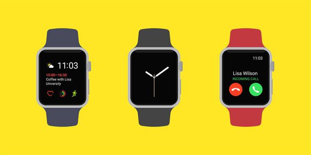 Set icone smartwatch
 - Vettoriali, immagini