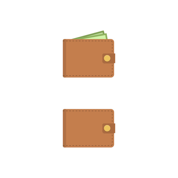 Wallet-Vektor-Symbol - Vektor, Bild