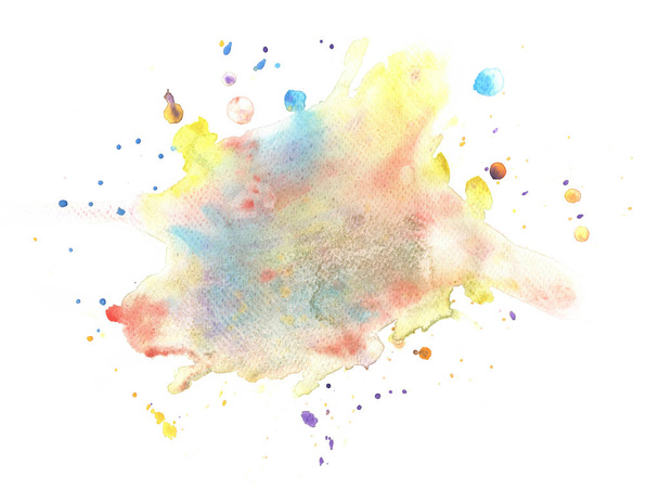 Colorful watercolor texture - Фото, изображение