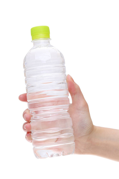 mano sosteniendo la botella de agua
  - Foto, Imagen