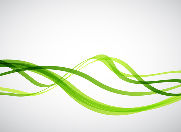 Líneas verdes. Fondo de vector abstracto - Vector, imagen