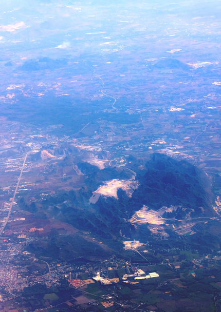 vista ad alto angolo Thailandia sull'aereo aereo
 - Foto, immagini