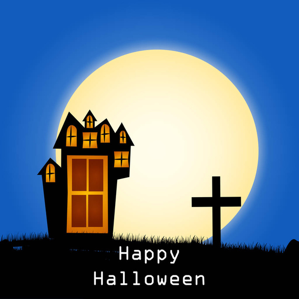 illustration of Halloween Background - Vector, Image