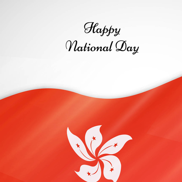 ілюстрація Hongkong Національний день фону - Вектор, зображення