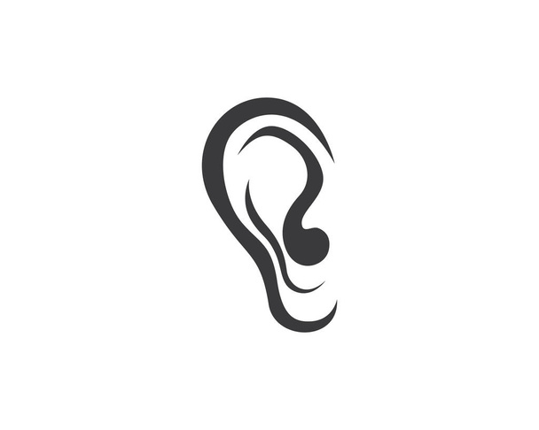 Logovorlage zum Hören - Vektor, Bild