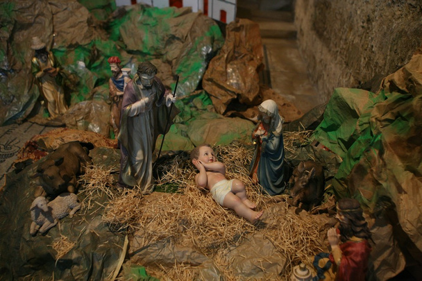 Рождественская сцена
 - Фото, изображение