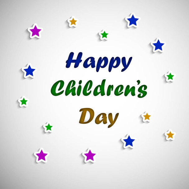 illustration of Childrens Day Background - Vettoriali, immagini