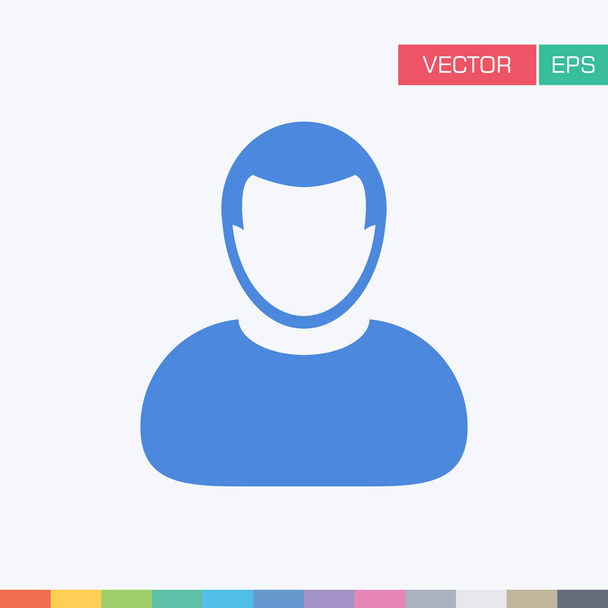 Піктограма користувача - профіль особи Avatar Векторні ілюстрації
 - Вектор, зображення