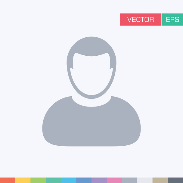 benutzersymbol - personenprofil avatar vektor illustration - Vektor, Bild