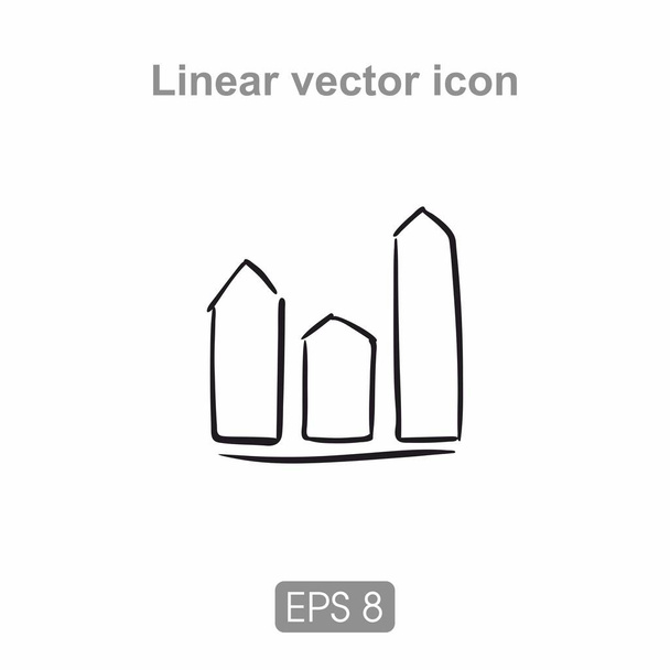 Indicadores de crecimiento de iconos
 - Vector, imagen