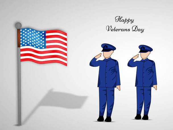 illustration of Veterans Day background - Vector, Image