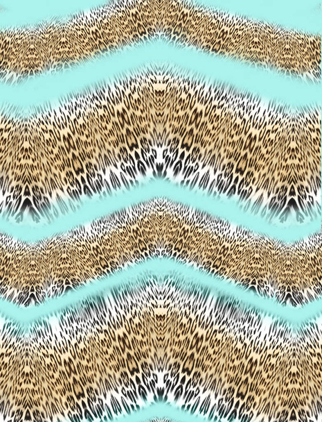 azul leopardo pele fundo
 - Foto, Imagem