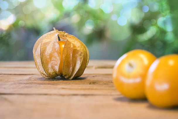 a group of Cape Gooseberry fruit - Foto, afbeelding