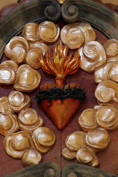 Sacred Heart of Jesus, altar decoration - Photo, Image