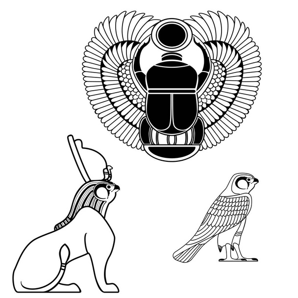 starożytny egipski symbol - Wektor, obraz