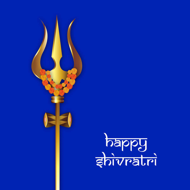 illustration of hindu festival Shivratri background - Vector, Image