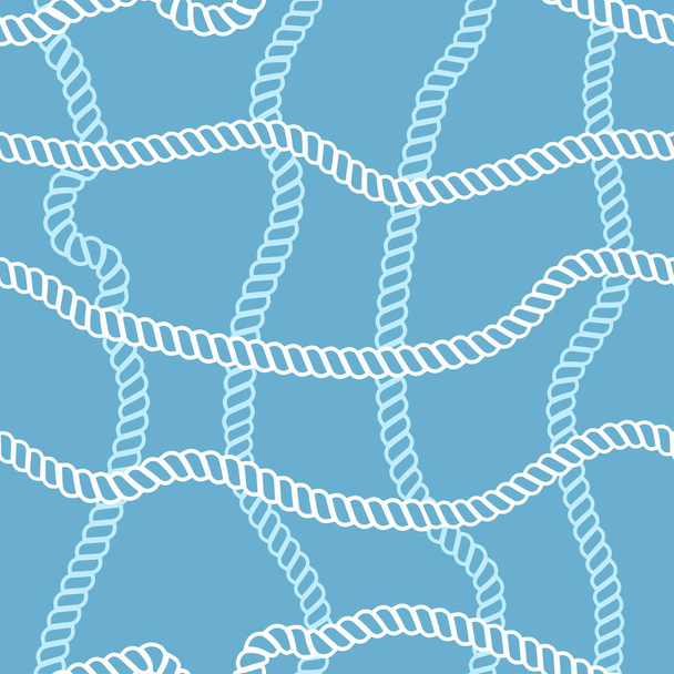 Naadloze vector patroon met touw - Vector, afbeelding