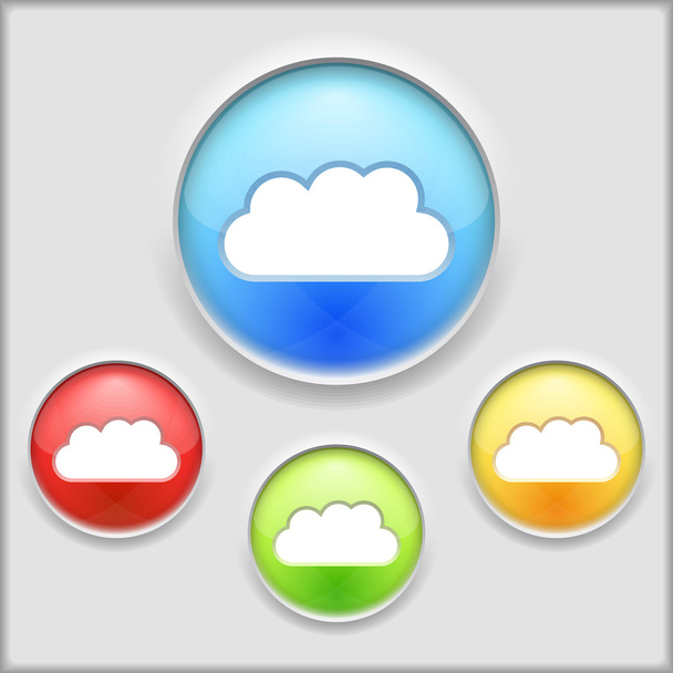 Cloud Icon - Vektori, kuva