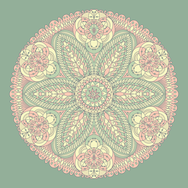 Beautiful color lace - Vector, afbeelding