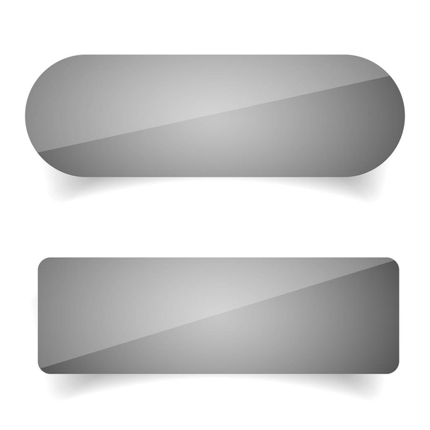 Epmty conjunto de botones vector
 - Vector, Imagen